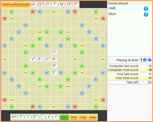 Robot Scrabble Pro screenshot