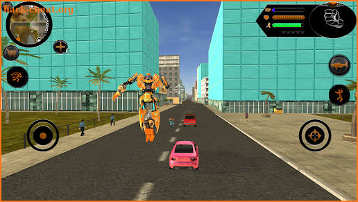 Robot Shark Transformer Angry Robot Game Warrior screenshot