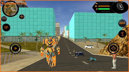Robot Shark Transformer Angry Robot Game Warrior screenshot