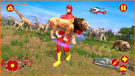 Robot Speed Hero Rescue Animals screenshot