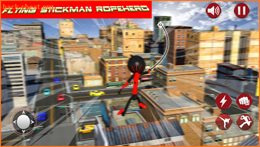 Robot Stickman RopeHero- Gangstar Crime Mafia 3d screenshot