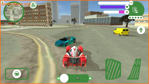 Robot Super Car Transforme Faster Supercar screenshot