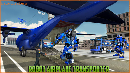 Robot Transform Muscle Car Robot Plane Transport screenshot