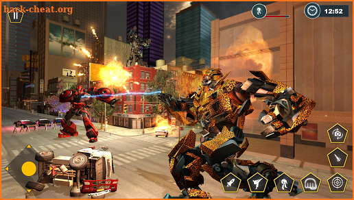 Robot Transforming Cheetah Attack: Cheetah Games screenshot