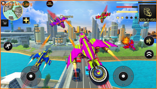 Robot Transforming Games : Bike Robot Games screenshot