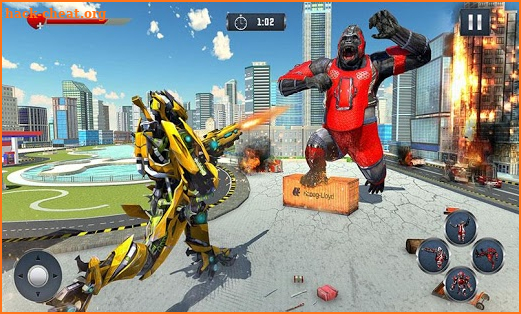 Robot Transforming Gorilla Attack: Gorilla Games screenshot