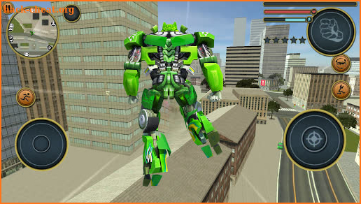 Robot Truck Transformer US Police Robot War Games screenshot