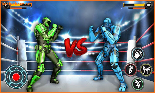 Robot vs Super hero - Robot Fighting Ring Battle screenshot