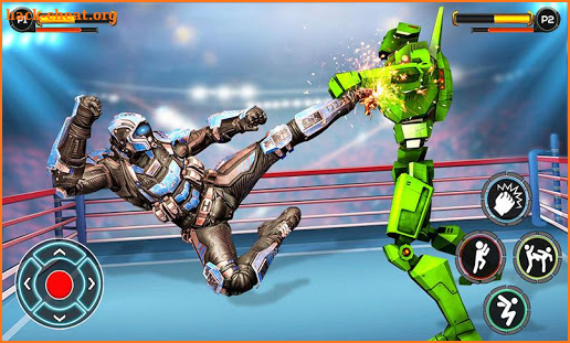 Robot vs Super hero - Robot Fighting Ring Battle screenshot