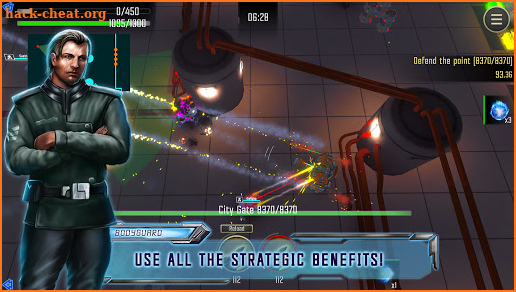 Robot Warrior: Top-down shooter. Offline game. screenshot