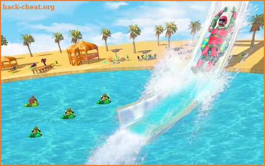 Robot Water Slide screenshot
