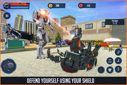Robot Wolf Hero: City Rampage screenshot
