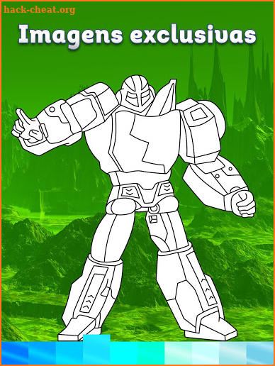 Robots Coloring Pages with Animated Effects screenshot