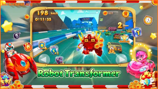 Robots Kids - Transformer Racing screenshot