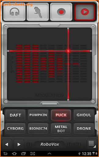 RoboVox Voice Changer Pro screenshot