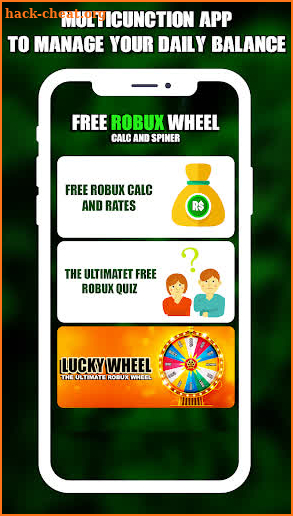 Robux 2020| Free Robux Spin Wheel & RBX Challenge screenshot