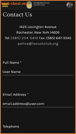 Rochester Police Locust Club screenshot