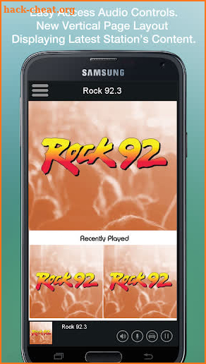 Rock 92.3 screenshot