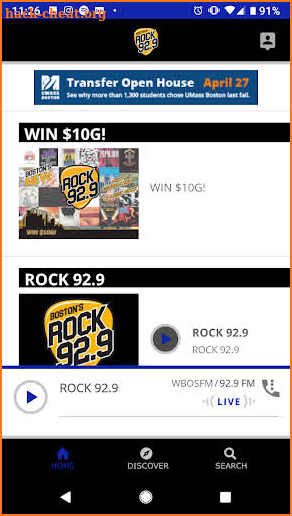 Rock 92.9 screenshot