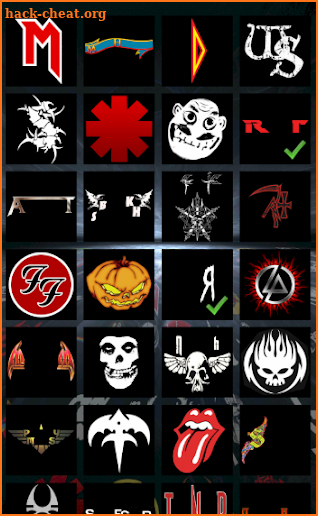 Rock and Metal Logo Quiz screenshot