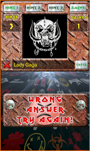 Rock and Metal Logo Quiz screenshot