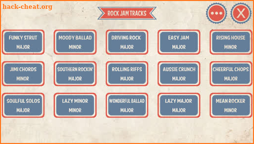 Rock Guitar Jam Tracks screenshot