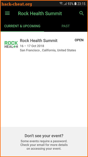 Rock Health Summit 2018 screenshot
