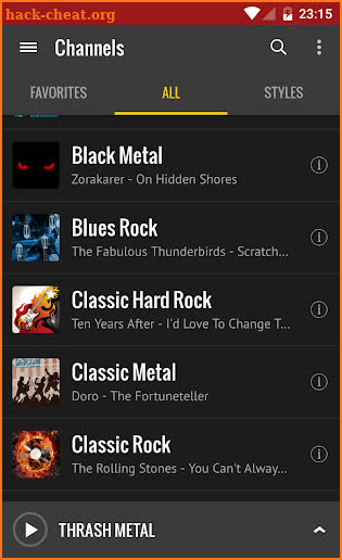 Rock Radio screenshot