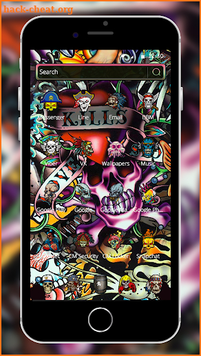 Rock Skull Graffiti Theme & Lock Screen & Call screenshot