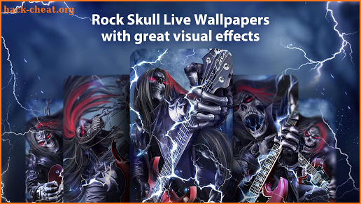Rock Skull Live Wallpaper & Launcher Themes screenshot