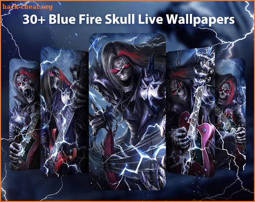 Rock Skull Live Wallpaper & Launcher Themes screenshot