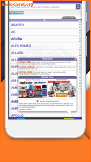 RockAuto Quick Browser screenshot