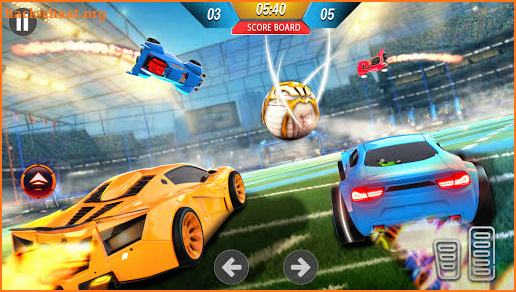 Rocket Car Ball League - 3D Car Soccer Game screenshot