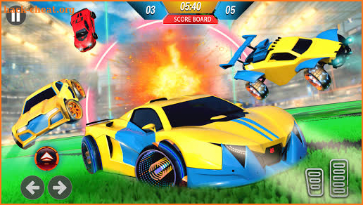 Rocket Car Ball League - 3D Car Soccer Game screenshot