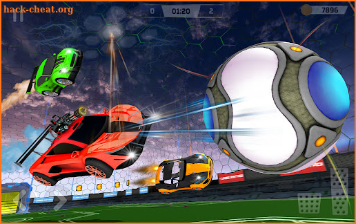 Rocket Car Ball Soccer Game screenshot