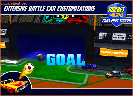Rocket Car Soccer : Demolish Car Football Game screenshot