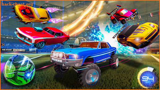 Rocket Car Soccer League -Football Championship 3D screenshot