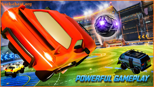 Rocket Car Turbo Soccer: Football league Car Games screenshot