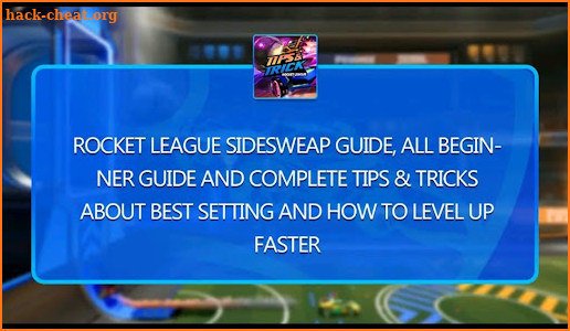 Rocket League Sideswipe Guide. screenshot