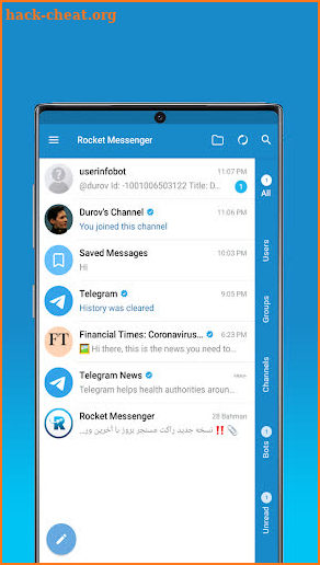 Rocket Messenger | بدون فیلتر | ضد فیلتر screenshot