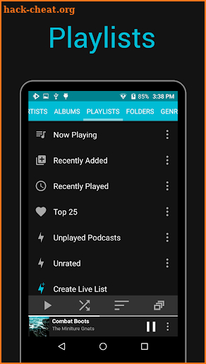 Rocket Music Player screenshot