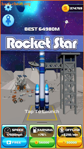 Rocket Star: 3D Rockets!! screenshot