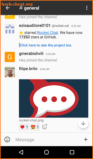 Rocket.Chat screenshot