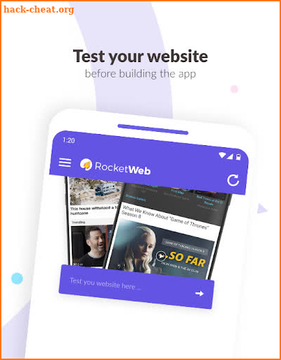 RocketWeb - Configurable Android Web View Template screenshot