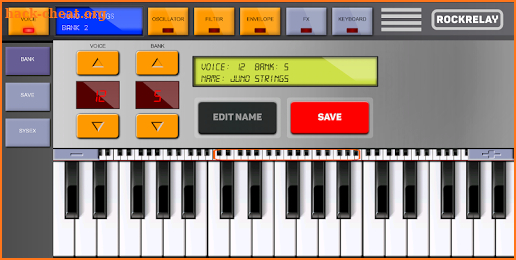 Rockrelay Analog Synthesizer screenshot