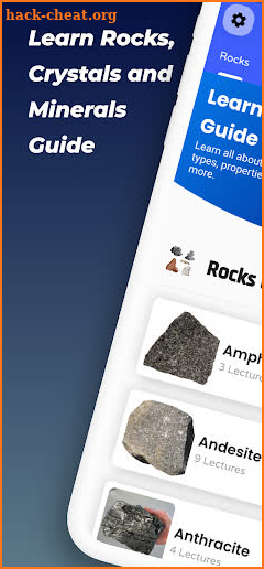 Rocks, Crystal and mineral Pro screenshot