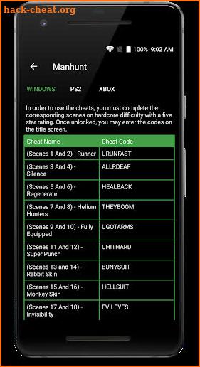 Rockstar Games Cheat Codes - Un-official screenshot