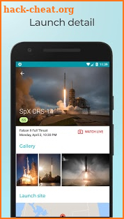 Rocktly: Rocket launches screenshot