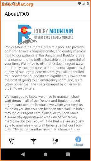 Rocky Mountain Urgent Care screenshot