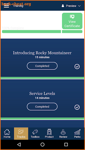 Rocky Mountaineer TRACKS screenshot